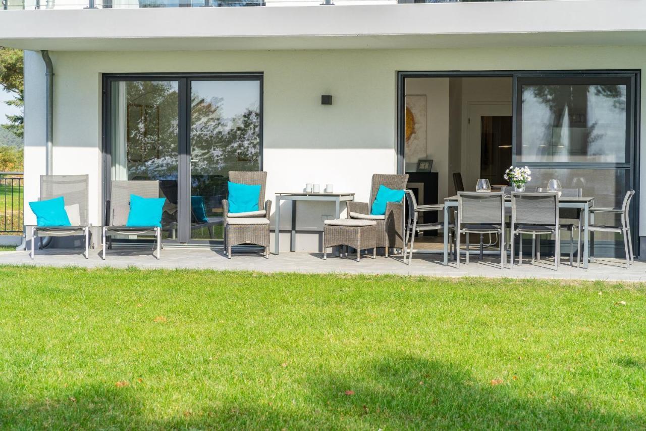 Terrassenwohnung "Kliffgarten" - Oase Am Haff Garz  Экстерьер фото